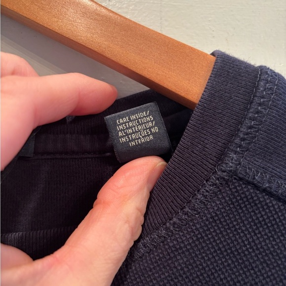 Scotch & Soda basic thermal long -sleeve mens size medium navy minimalist - Picture 10 of 12